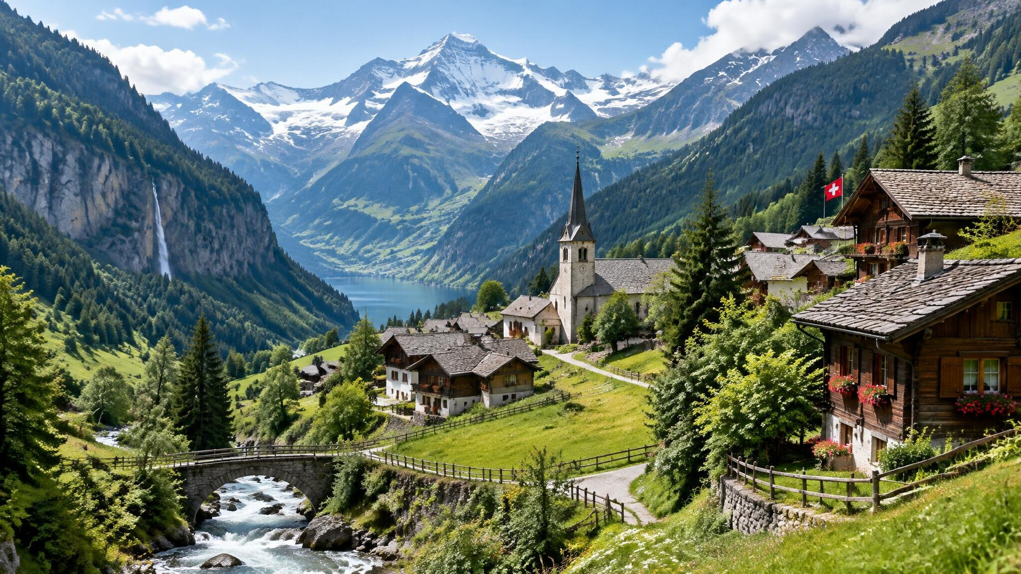 swiss mountain village hidden